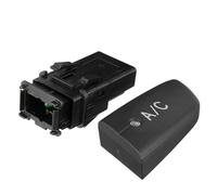 Vuzmode Interrupteur de commande de climatisation, bouton poussoir, for Citroën C1, Peugeot 107, Toyota, Aygo Mk1, pièce intérieure 6554.kx 6554 Kx Capuchon de bouton de climatisation de voiture