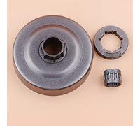 Vuzmode Jante de pignon tambour d'embrayage 19mm 325 7T, Kit roulement à aiguilles, for Husqvarna, 55 51 50 154 254 tronçonneuse 503088702 Kit d'embrayage pour tondeuse à gazon