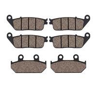 Vuzmode Jeu de Plaquettes de Frein Avant et arrière for Moto, for AN650 an 650 Burgman 650 2003 2004 2005 2006 2007 2008 2009 2010 2011-2017 Plaquettes de Frein Moto(Front and Rear)