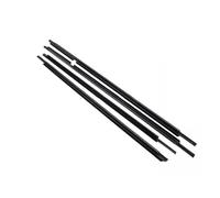 Vuzmode Joints de porte de fenêtre 4 pièces bande d'étanchéité en caoutchouc de porte extérieure de voiture, for Lexus, for LX570 2008-2021 Joint de portière de voiture(BLACK Black)