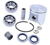 Vuzmode Joints d'étanchéité for roulements à billes et segments de piston de 48 mm, pièces de moteur for tronçonneuses Husqvarna, 365, 365 EPA et 365 Special. Segment de piston