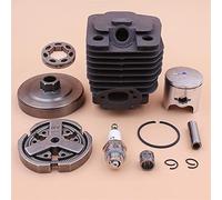 Vuzmode Kit cylindre-Piston chinois 39mm, 3800, 38cc, pignon d'embrayage, roulement de jante, bougie d'allumage, pièce tronçonneuse Kit d'embrayage pour tondeuse à gazon