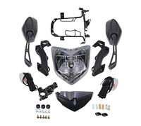 Vuzmode Kit d'assemblage de phares moto, avant, rétroviseurs, for, FZ1N 2006 2007 2008 2009 2010-2012 Témoin lumineux moto