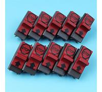Vuzmode Kit de 10 interrupteurs d'arrêt d'urgence for tronçonneuse Husqvarna, 136 137 142 50 51 55 61 36 41, remplacement OEM 503717901 Kit d'interrupteurs pour tronçonneuse