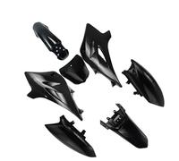 Vuzmode Kit de carénage Complet for Pit Dirt Bike, Garde-Boue latéral en Plastique, Garde-Boue Avant et arrière TTR50 TTR 50, pièces Tout-Terrain Kit de carénage(Schwarz)