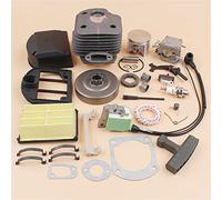 Vuzmode Kit de filtre à Air tambour d'embrayage bobine d'allumage carburateur cylindre, for Husqvarna, 268 272 XP 272XP 50MM pièces moteur tronçonneuse Kit d'embrayage pour tondeuse à gazon
