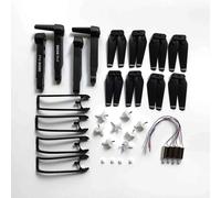 Vuzmode Kit de pièces de Rechange for Pro2 E99 E99PRO2 WiFi FPV, Accessoires de Lame d'hélice, Engrenages de Moteur, dérapage d'atterrissage, Etc. Pales d'hélice de Drone(Schwarz)