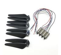 Vuzmode Kit de pièces rechange for drone quadricoptère VISUO XS818 Rc, engrenages moteur, pales d'hélice, bras, hélices, roulements Bras de fixation pour moteur quad(Braun)