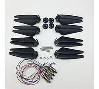 Vuzmode Kit de pièces rechange for drone quadricoptère VISUO XS818 Rc, engrenages moteur, pales d'hélice, bras, hélices, roulements Bras de fixation pour moteur quad(Watermelon red)