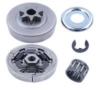 Vuzmode Kit de roulement pignon tambour d'embrayage 3/8 "7T, for STIHL, MS391 MS311 tronçonneuse 1138 160 2010 W, à aiguilles, rondelle e-clip Kit d'embrayage pour tondeuse à gazon