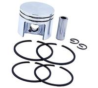 Vuzmode Kit de segments de piston de 38 mm et axes de 10 mm avec 2 segments, for tronçonneuses STIHL, MS180 018 MS 180. Pièces de rechange Segment de piston