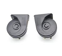 Vuzmode Klaxon à air comprimé 12 V 110-125 dB 410/510, étanche, haut et bas, kit de relais faisceau câbles for voiture camion Corne d'escargot de voiture