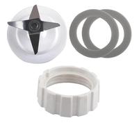 Vuzmode Lame for pièces de rechange for mixeur for Hamilton Beach avec bouchon à vis et joint en caoutchouc, blanc Accessoires pour mixeur