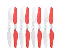 Vuzmode Lames d'accessoires Pliables à dégagement Rapide, for Millet, for hélices FIMI X8 SE 2020, Accessoires for quadrirotor, 2/4/8 pièces Drone 9 Pouces à hélice bipale(8pcs Red White)