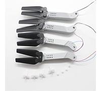 Vuzmode Lames Hélice Patin d'atterrissage Engrenages Moteurs Bras pliable KF609 RC Quadcopter Teng, for MINI, Pièces de rechange for drones Bras de fixation pour moteur quad(Light Grey)