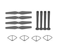 Vuzmode Lames principales/Patins d'atterrissage d'hélice Protections, for X8 X8C X8W X8G X8HG X8HC 2.4G RC Drone/pièces de quadrirotor Drone 9 Pouces à hélice bipale(Schwarz)