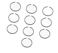 Vuzmode Lot de 10 segments de piston 46 mm x 1,5 mm, pièces de rechange for tronçonneuses Husqvarna, 55, Rancher, 257, 357 et 357XP Segment de piston