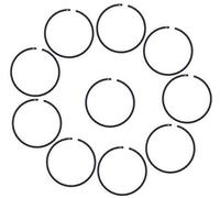 Vuzmode Lot de 10 segments de piston for tronçonneuses Husqvarna 272, 272XP, 272K, 281, 282, 285, 480, 181, JONSERED 2077, 2083, Partner 7700, 52 mm x 1,5 mm Segment de piston