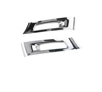 Vuzmode Lot de 2 Autocollants décoratifs en ABS chromé for Volant Voiture, for Citroën, C4 Classic 2012-2016, Accessoires Autocollant pour Volant