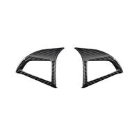 Vuzmode Lot de 2 Autocollants décoratifs en Fibre Carbone for Volant Voiture, for Chevrolet, for Camaro, 2012-2015 Autocollant pour Volant