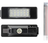 Vuzmode Lot de 2 éclairages LED for Plaque d'immatriculation de Voiture, for Citroën C4 C2 C3 C5 C6 C8, for Peugeot 106 1007 207 307 406 407 607 308 508 Éclairage de Plaque d'immatriculation