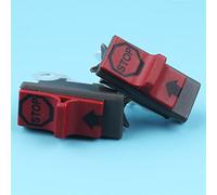 Vuzmode Lot de 2 interrupteurs marche/arrêt for tronçonneuse, 55 142 137 254 257 261 262 268 272 281 288 394 3120 503717901 Kit d'interrupteurs pour tronçonneuse