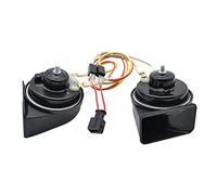 Vuzmode Lot de 2 klaxons d'escargot 410/510 à haut et bas, 12 V, 110-125 dB, for voiture, étanches, for Peugeot, 308 MK1 MK2 2008-2020 Corne d'escargot de voiture