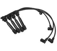 Vuzmode Lot de 4 fils d'allumage for bougie, for Hyundai, for Elantra, 1996-2009, noir Jeu de câbles d'allumage de moteur de voiture