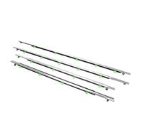 Vuzmode Lot de 4 joints d'étanchéité for vitres voiture, for CR-V 2007, 2008, 2009, 2010 et 2011 Joint d'étanchéité pour portière de voiture