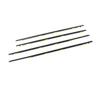 Vuzmode Lot de 4 moulures vitres voiture, for Civic 2001-2019 Joint d'étanchéité pour portière de voiture(For 2001-2005)