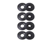 Vuzmode Lot de 8 ou 4 clips de fixation for tapis de sol, for intérieur de voiture, for Couvercle de séparation de prise du panneau arrière(4pcs)