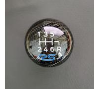 Vuzmode Manuel 6 vitesses, for Ford, for Focus, for Fiesta, for RS ST Pommeau de levier de vitesse de voiture Handball Levier de vitesse en fibre de carbone en alliage d'aluminium Levier de vitesse in