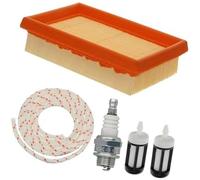 Vuzmode Mise au point du filtre à air BR340, for STIHL, BR320 BR380 BR400 BR420 SR430 SR420 BR420c Pièces de souffleur à dos 4203 141 0301 Kit de bougie d'allumage d'entretien de souffleur Filtre à ai