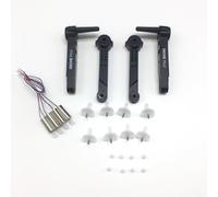 Vuzmode Moteurs Bras de quadricoptère Lames Engrenage, for E99 Pro S70 RC Drone Pièces rechange Bras de fixation pour moteur quad(White)