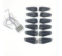 Vuzmode Moteurs Bras d'hélice de quadricoptère Lames protection Engrenage, for drone RC E99pro S70pro Bras de fixation pour moteur quad(Dark Grey)