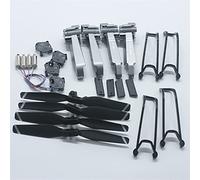 Vuzmode Moteurs Bras d'hélice Moteur Train d'atterrissage Bague de protection lame, for SG907 GPS Drone RC Quadcopter Pièces rechange Bras de fixation pour moteur quad(White)