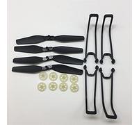 Vuzmode Moteurs Bras d'hélice Moteur Train d'atterrissage Bague de protection lame, for SG907 GPS Drone RC Quadcopter Pièces rechange Bras de fixation pour moteur quad(Light Yellow)