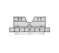 Vuzmode Moustiquaire Maille Grille Avant Insert Net Style Décoration Accessoires Couverture, for TOYOTA, for RAV4, for rav 4 2019 2020 2021 2022 Écran anti-insectes pour calandre de voiture(Model A)