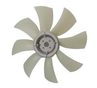 Vuzmode Pale de ventilateur de radiateur 4 trous 8 pales for chargeuse compacte Bobcat S18, compatible avec moteur Kubota V2203 Pales de ventilateur de moteur d'excavatrice