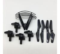 Vuzmode Pales d'hélice, bras de moteur, engrenages, for pièces rechange for drone quadricoptère S60 4K RC Bras de fixation pour moteur quad(Schwarz)