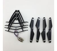 Vuzmode Pales d'hélice, bras de moteur, engrenages, for pièces rechange for drone quadricoptère S60 4K RC Bras de fixation pour moteur quad(Blue)