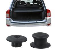 Vuzmode Panneau de boucle d'entretien de voiture, 2 pièces, clips et matériau anticorrosion, indéformable Couvercle de séparation de prise du panneau arrière