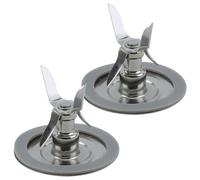 Vuzmode Paquet de 2 lames mélangeur broyeur à glace 4961-011 avec pièce rechange joint Compatible for Oster, for Osterizer Accessoires pour mixeur