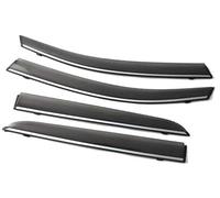 Vuzmode Pare-brise de fenêtre latérale, for BYD, F0 2015 2016 2017 2018 2019 ABS pare-soleil pare-pluie déflecteur garde 4 pièces ensemble style de voiture Pare-soleil pour vitres latérales de voiture