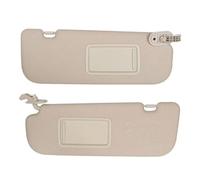 Vuzmode Pare-soleil de voiture côté passager avec miroir pare-soleil intérieur gris 852103X000TX remplacement, for Hyundai, for Elantra, 2011-2015 Pare-soleil de toit de voiture(Beige Left and Right)