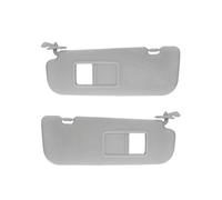 Vuzmode Pare-soleil de voiture côté passager avec miroir pare-soleil intérieur gris 852103X000TX remplacement, for Hyundai, for Elantra, 2011-2015 Pare-soleil de toit de voiture(Grey Left and Right)