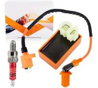 Vuzmode Performance AC + Bobine d'allumage + Bougie d'allumage A7TC GY6 50cc 80cc 90cc 110cc 125cc 150cc Moteurs 4 temps Scooter ATV Go Kart Cyclomoteur Quad Go Kart Pit Dirt Racing Bike 139QMB 152QMI