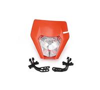Vuzmode Phare avant de moto EXC XCF SX SXF XC SMR CR YZF Supermoto 125 150 250 350 450 530 Témoin lumineux moto(Orange headlight)
