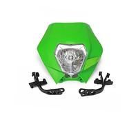 Vuzmode Phare avant universel for moto, éclairage for Dirt Bike EXC EXCF SX XC XCF XCW XCFW SMR SXS 125 150 250 350 450 525 530 Témoin lumineux moto(Green)