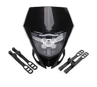 Vuzmode Phare de moto, lampe frontale, lumière EXC EXCF SX SXF XC XCF XCW XCFW 125 150 250 350 450 530 Témoin lumineux moto(Schwarz)